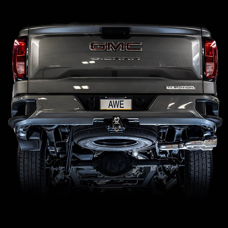 AWE Tuning | 0FG Cat-Back Exhaust Chrome Tips - Silverado / Sierra 1500 / Limited 5.3L 2019-2023