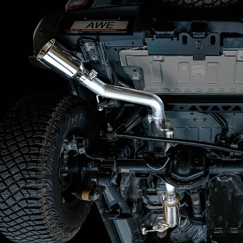 AWE Tuning | 0FG Cat-Back Exhaust (Single 5" Chrome Tip) - Bronco 2.3T / 2.7T 2021-2023