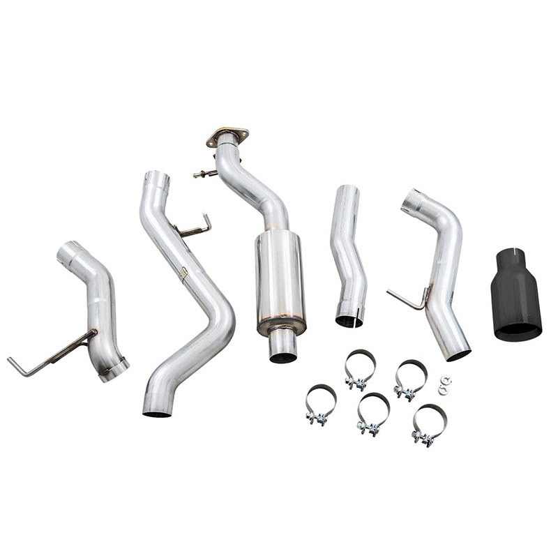 AWE Tuning | 0FG Cat-Back Exhaust (Single 5" Black Tip) - Bronco 2.3T / 2.7T 2021-2023