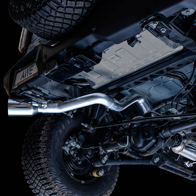 AWE Tuning | 0FG Cat-Back Exhaust (Single 5" Black Tip) - Bronco 2.3T / 2.7T 2021-2023