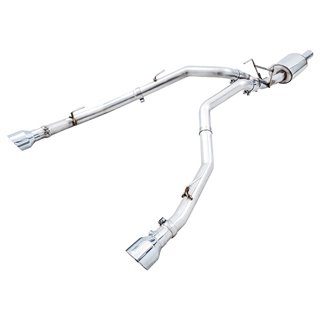 AWE Tuning | 0FG Cat-Back Exhaust (Chrome w/ Cutouts) - Ram 1500 5.7L 2009-2023