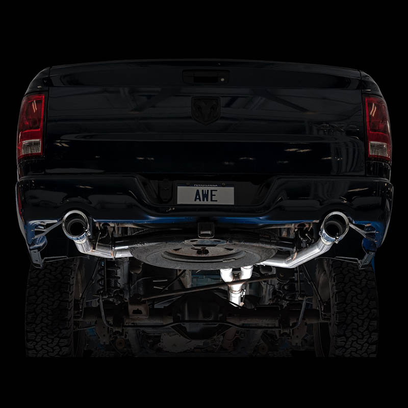 AWE Tuning | 0FG Cat-Back Exhaust (Chrome w/ Cutouts) - Ram 1500 5.7L 2009-2023