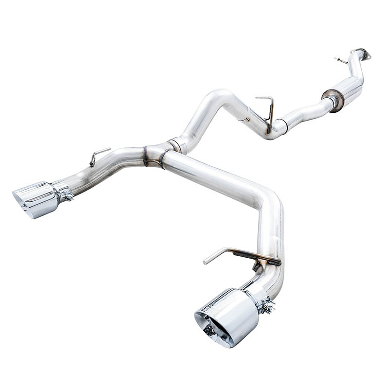 AWE Tuning | 0FG Cat-Back Exhaust (Dual 4.5" Chrome Tips) - Bronco 2.3T / 2.7T 2021-2023