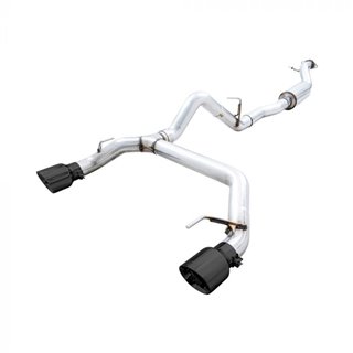 AWE Tuning | 0FG Cat-Back Exhaust (Dual 4.5" Black Tips) - Bronco 2.3T / 2.7T 2021-2023