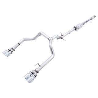 AWE Tuning | 0FG Cat-Back Exhaust Chrome Tips - Silverado / Sierra 1500 / Limited 5.3L 2019-2023