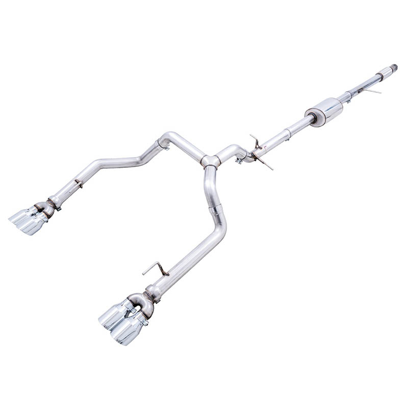 AWE Tuning | 0FG Cat-Back Exhaust Chrome Tips - Silverado / Sierra 1500 / Limited 5.3L 2019-2023