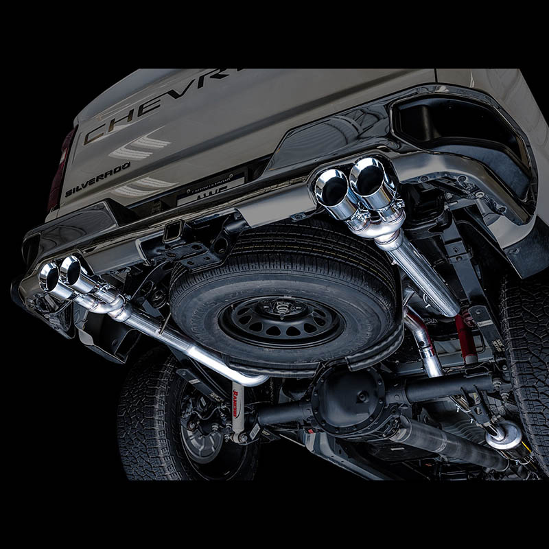 AWE Tuning | 0FG Cat-Back Exhaust Chrome Tips - Silverado / Sierra 1500 / Limited 5.3L 2019-2023