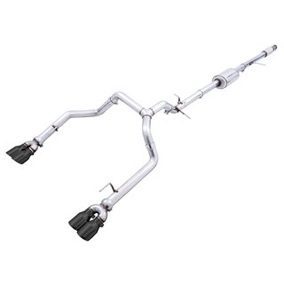 AWE Tuning | 0FG Cat-Back Exhaust Black Tips - Silverado / Sierra 1500 / Limited 5.3L 2019-2023