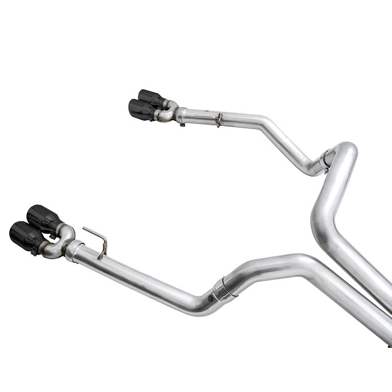 AWE Tuning | 0FG Cat-Back Exhaust Black Tips - Silverado / Sierra 1500 / Limited 6.2L 2019-2023