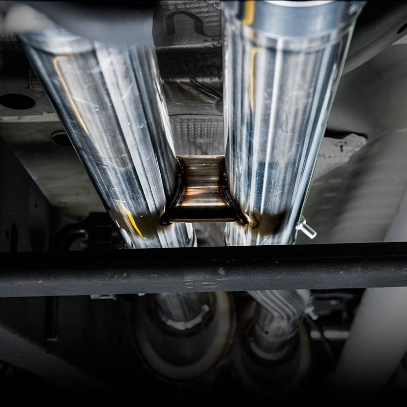 AWE Tuning | 0FG Cat-Back Exhaust Black Tips - Silverado / Sierra 1500 / Limited 6.2L 2019-2023