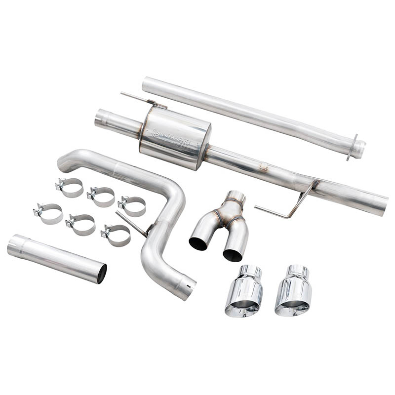 AWE Tuning | 0FG Cat-Back Exhaust (Dual Side Exit Chrome) - F-150 2.7T 2021-2023