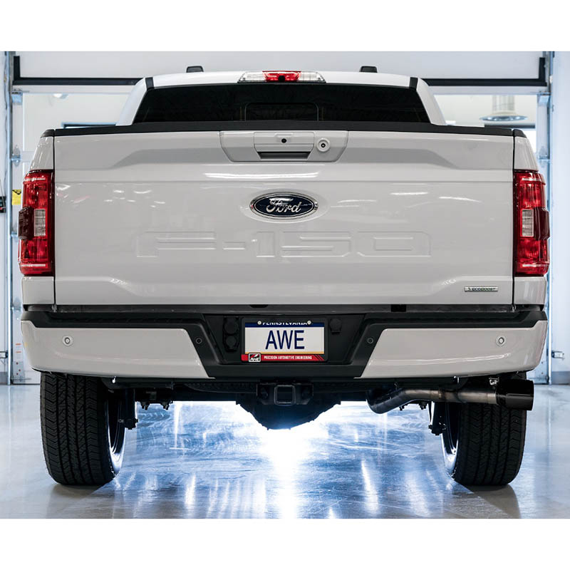 AWE Tuning | 0FG Cat-Back Exhaust (Dual Side Exit Black) - F-150 2.7T 2021-2023