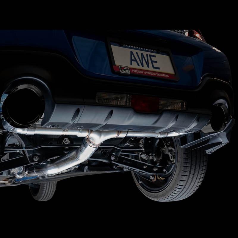 AWE Tuning | Track Cat-Back Exhaust Black - FR-S / BRZ / 86 / GR86 2.0L / 2.4L 2013-2023