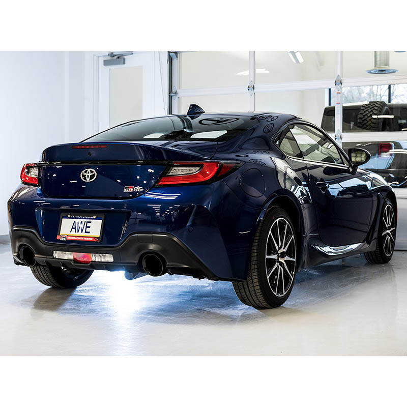 AWE Tuning | Track Cat-Back Exhaust Black - FR-S / BRZ / 86 / GR86 2.0L / 2.4L 2013-2023