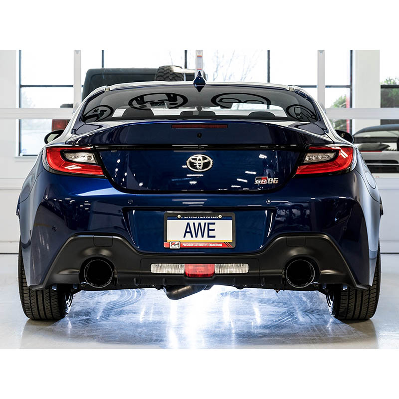 AWE Tuning | Track Cat-Back Exhaust Black - FR-S / BRZ / 86 / GR86 2.0L / 2.4L 2013-2023