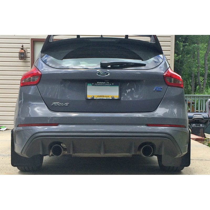 RallyArmor | Mud Flaps Grey Logo - Focus 2012-2018