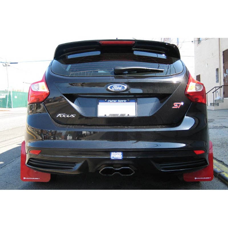 RallyArmor | Mud Flaps Grey Logo - Focus 2012-2018