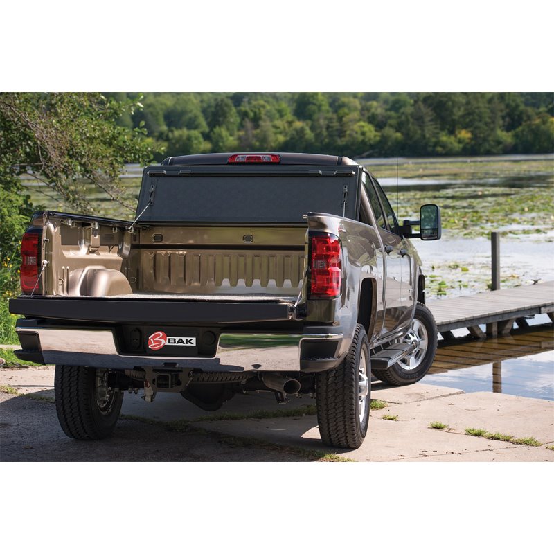 Bak Industries | BAKFlip FiberMax Tonneau Cover - Silverado / Sierra 2500 HD / 3500 HD 6.6L 2020-2024