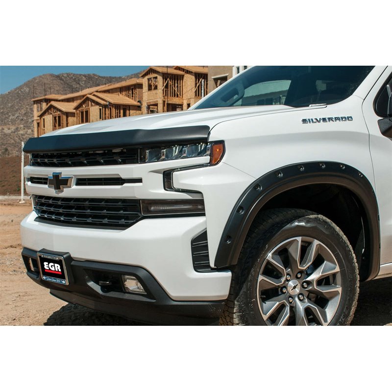 EGR | Superguard Hood Guard - Dark Smoke - Silverado 1500 / Silverado 1500 LTD 2019-2022