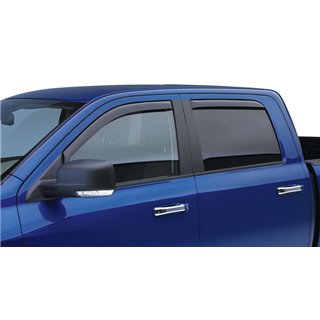 EGR | In-Channel Window Visors - Front/Rear Set - Matte Black - Chevrolet / GMC 2007-2013