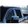 EGR | In-Channel Window Visors - Front/Rear Set - Matte Black - Silverado 2500 HD / Silverado 3500 HD / Sierra 2500 HD / Sierra 