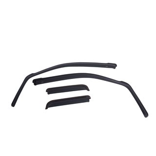 EGR | In-Channel Window Visors - Front/Rear Set - Matte Black - Silverado 1500 / Silverado 1500 LTD / Sierra 1500 / Sierra 1500 