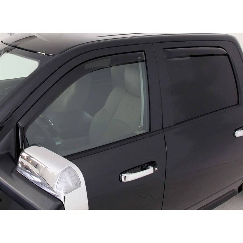 EGR | In-Channel Window Visors - Front/Rear Set - Dark Smoke - Ram 1500 3.0L / 3.6L / 5.7L 2019-2021