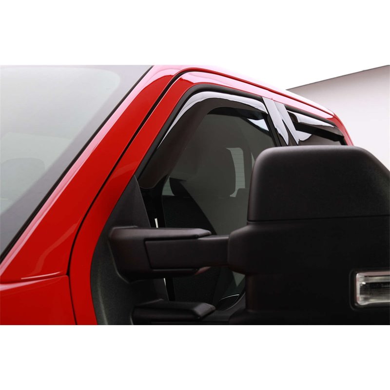 EGR | In-Channel Window Visors - Front/Rear Set - Dark Smoke - F-150 / F-250 / F-350 2015-2021