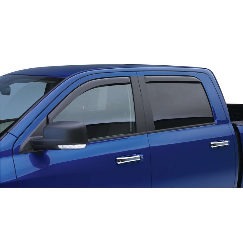 EGR | In-Channel Window Visors - Front/Rear Set - Dark Smoke - Tacoma 2.7L / 3.5L / 4.0L 2015-2021