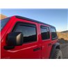 EGR | In-Channel Window Visors - Front/Rear Set - Matte Black - Gladiator / Wrangler (JL) 2018-2021