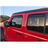 EGR | In-Channel Window Visors - Front/Rear Set - Matte Black - Gladiator / Wrangler (JL) 2018-2021