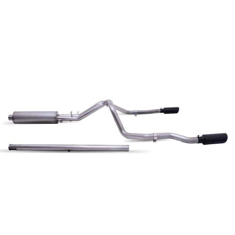 Gibson | Black Elite Cat-Back Dual Split Exhaust System
