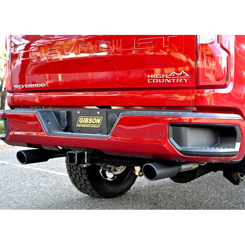 Gibson | Black Elite Cat-Back Dual Split Exhaust System