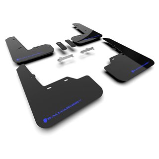 RallyArmor | Black UR Mud Flap Blue Logo - WRX 2022-2024