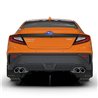 RallyArmor | Black UR Mud Flap Orange Logo - WRX 2022-2024
