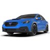 RallyArmor | Black UR Mud Flap Orange Logo - WRX 2022-2024