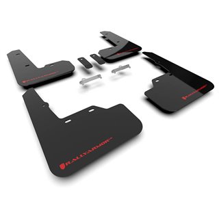 RallyArmor | Black UR Mud Flap Red Logo - WRX 2022-2024