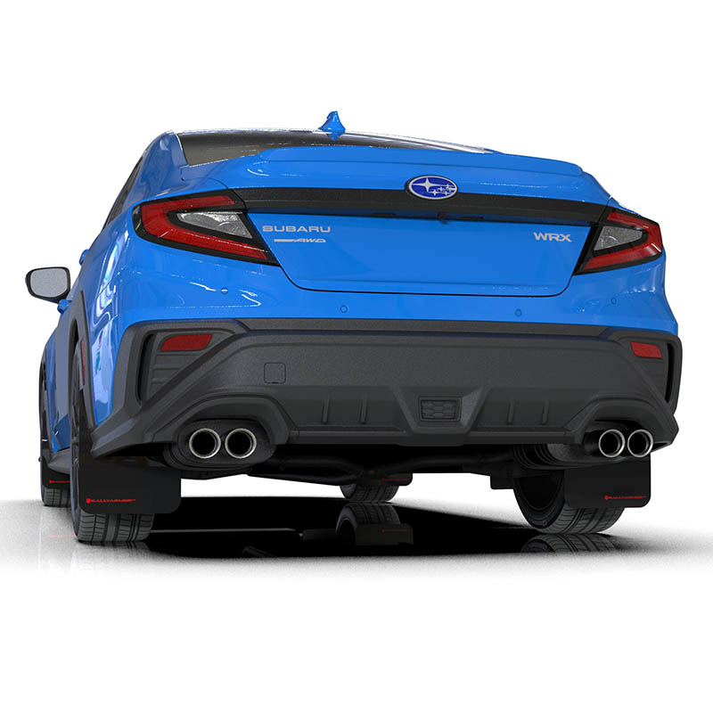 RallyArmor | Black UR Mud Flap Red Logo - WRX 2022-2024