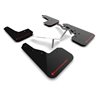 RallyArmor | Black UR Mud Flap Red Logo - Civic / Si Sedan & Hatch 2022-2024