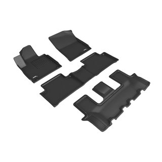 3D Mats | KAGU Floor Mat - 1ère, 2e & 3e Rangées - Sorento 2.5L 2021-2023