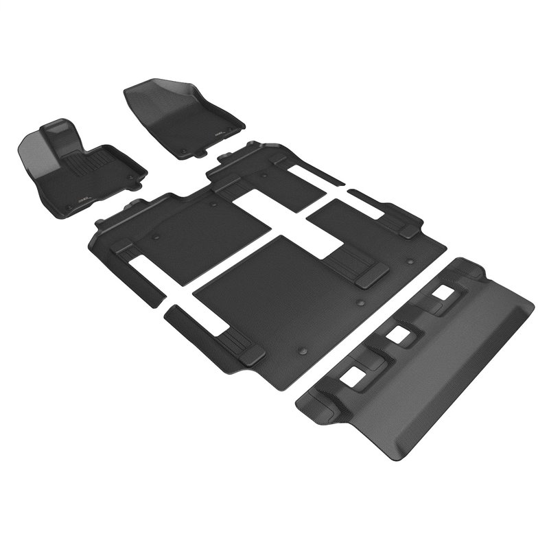 3D Mats | KAGU Floor Mat - 1ère, 2e & 3e Rangées - Sienna 2.5L 2021-2023