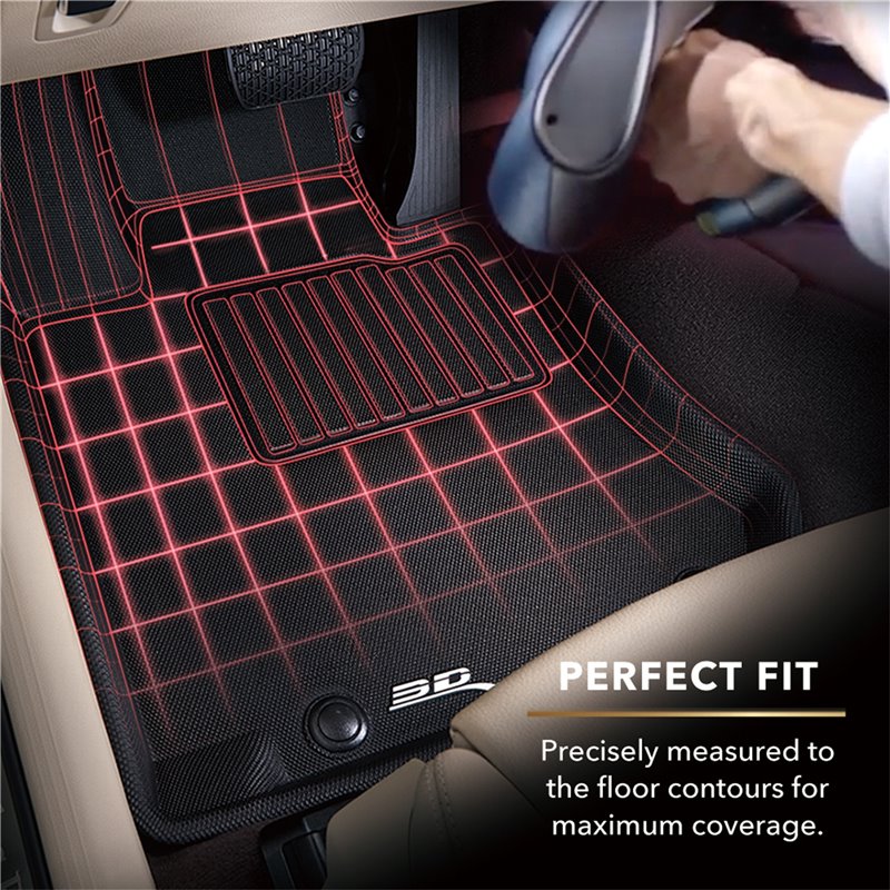 3D Mats | KAGU Floor Mat - 1ère, 2e & 3e Rangées - Sienna 2.5L 2021-2023