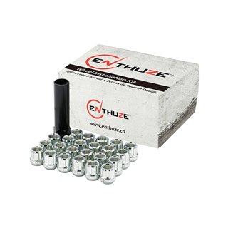 Enthuze | Lug Nuts (23) - Open End - Zinc - 1/2" X 20