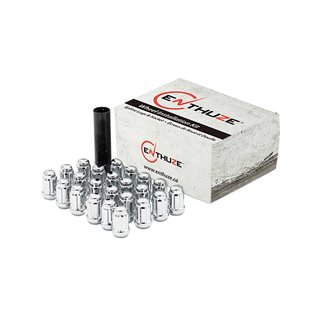 Enthuze | Lug Nuts (24) - Closed End - Chrome - 14MM X 1.50