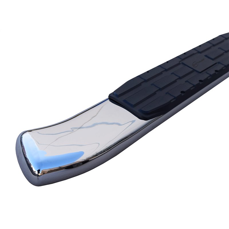 Enthuze | Stainless Steel Series Side Bar - Silverado / Sierra 1500 / HD Double Cab 2019-2024