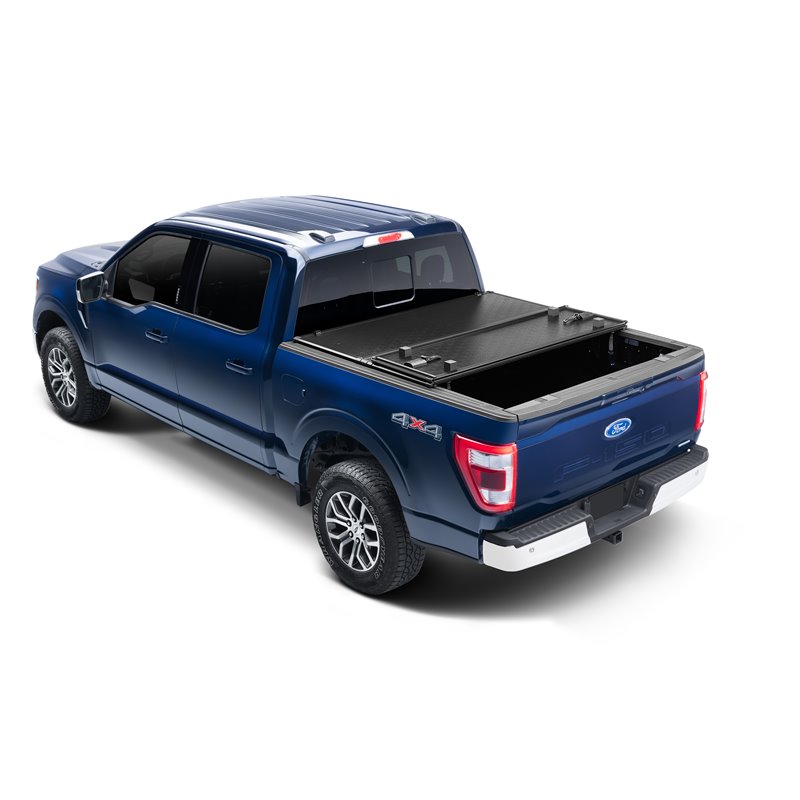 Enthuze | T-Series Hard Folding Tonneau Cover - Tacoma Double Cab 5' Bed 2016-2023