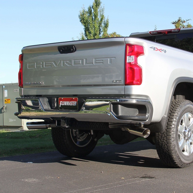 Flowmaster | American Thunder Cat-Back Exhaust System - Silverado / Sierra 2500 HD / 3500 HD 6.6L 2020-2022