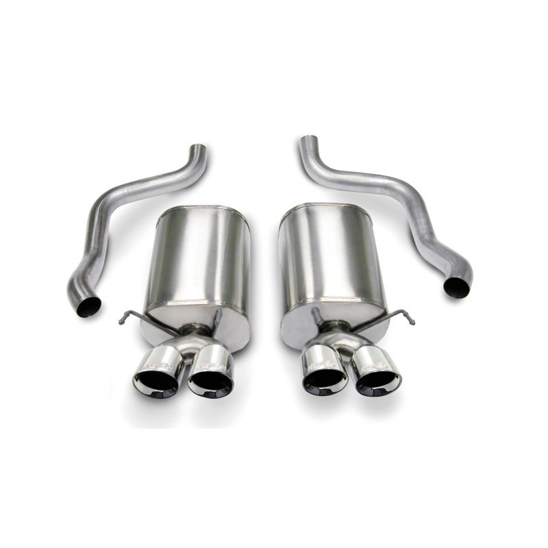 Corsa | Sport Axle-Back Exhaust System - Corvette 6.0L / 6.2L 2005-2008