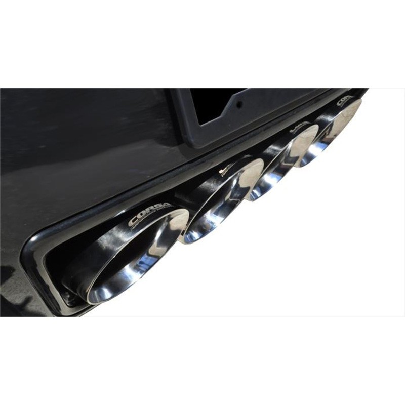 Corsa | Sport Axel-Back Exhaust System - 2.75" Quad 4.5" Tips - Corvette C7 / Grand Sport Auto 2014-2019