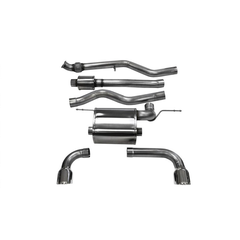 Corsa | Touring Cat-Back Exhaust System - 335i 3.0T 2012-2015